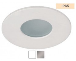 Foco Fijo Aluminio empotrar 86mm IP65, Ideal para baño